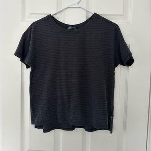 The North Face patterned black tee